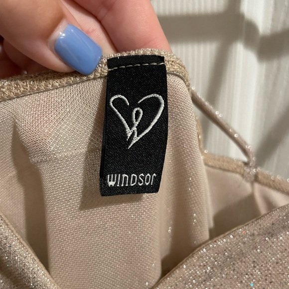 Champagne glitter cocktail dress - Picture 3 of 3